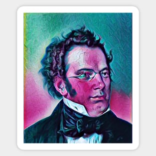 Franz Schubert Portrait | Franz Schubert Artwork 3 Sticker